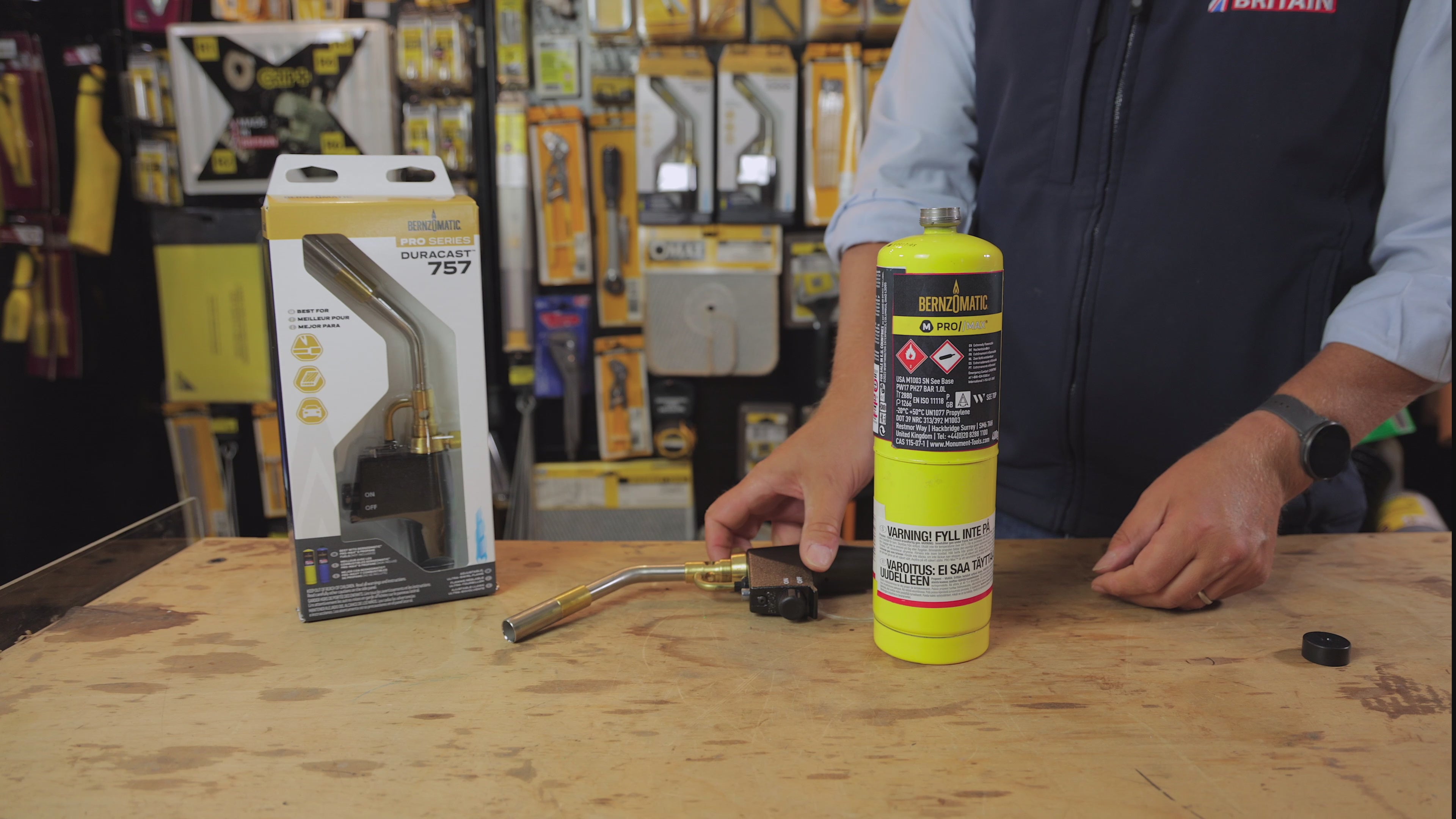 Bernzomatic® T757T Ultra-Swirl Flame Soldering & Brazing Torch